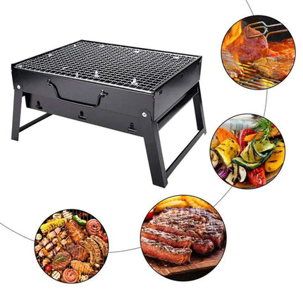 Compact Travel BBQ Grill for Outdoor Cooking Adventures - Très Elite