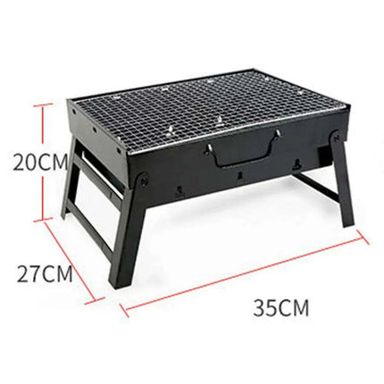 Compact Travel BBQ Grill for Outdoor Cooking Adventures..