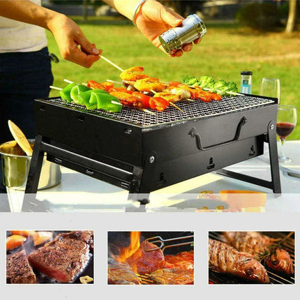 Compact Travel BBQ Grill for Outdoor Cooking Adventures - Très Elite