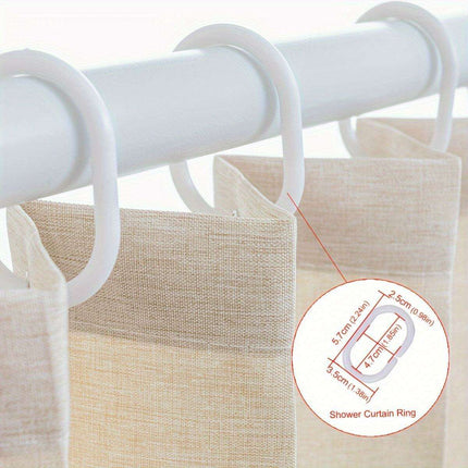 Compact Waterproof Folding Shower Curtain for Stylish Wet and Dry Separation - Très Elite