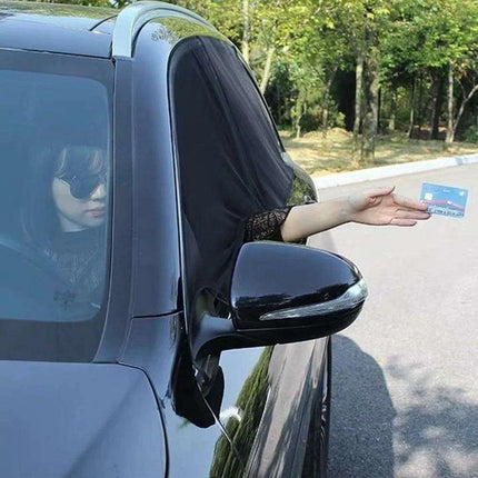 Complete Baby Car Window Sunshade Kit - 4-Piece Set with Insect Protection and Breathable Mesh Sleeves..