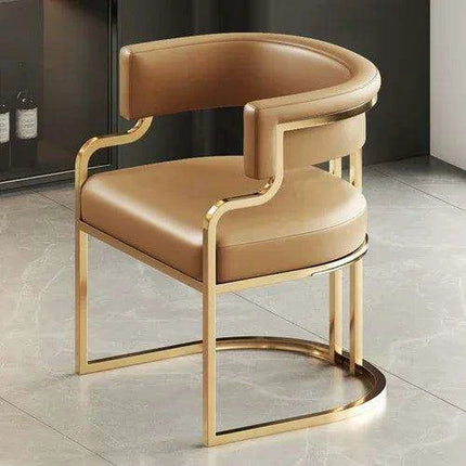 Contemporary Armrest Dining Chairs..