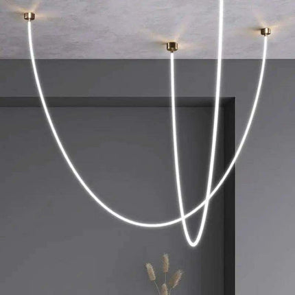 Contemporary Elegance: Stylish LED Chandelier for Modern Interiors..