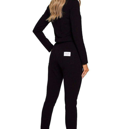 Contemporary Knit Bodycon Jumpsuit - Très Elite