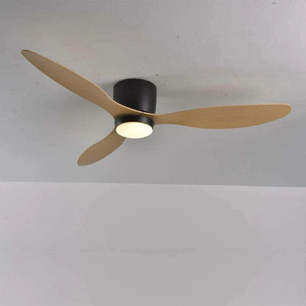Contemporary White Ceiling Fan with LED Illumination, Remote Control, and Adjustable Diameters - 42/52 Inches..