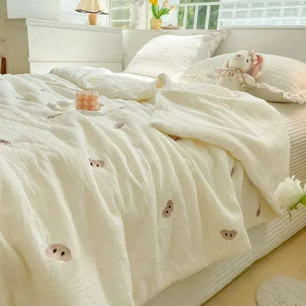 Cooling Lightweight Summer Comfort Quilt for Single Beds - Soft Air-Conditioning Blanket/Duvet - Très Elite