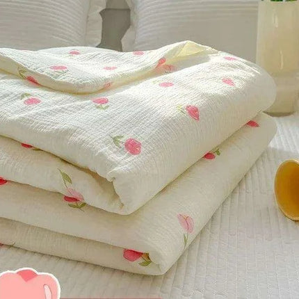 Cooling Lightweight Summer Comfort Quilt for Single Beds - Soft Air-Conditioning Blanket/Duvet- Très Elite- Très Elite