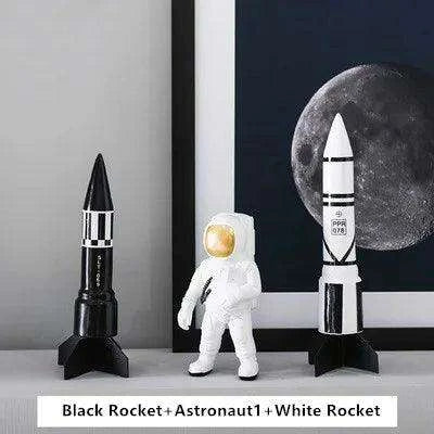 Cosmic Explorer Artisan Space Traveler Sculpture - Distinctive Celestial Decor - Très Elite