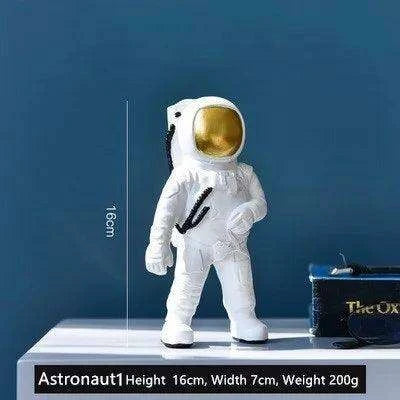 Cosmic Explorer Artisan Space Traveler Sculpture - Distinctive Celestial Decor - Très Elite