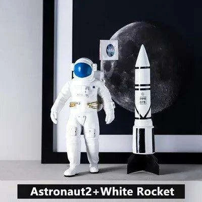 Cosmic Explorer Artisan Space Traveler Sculpture - Distinctive Celestial Decor - Très Elite