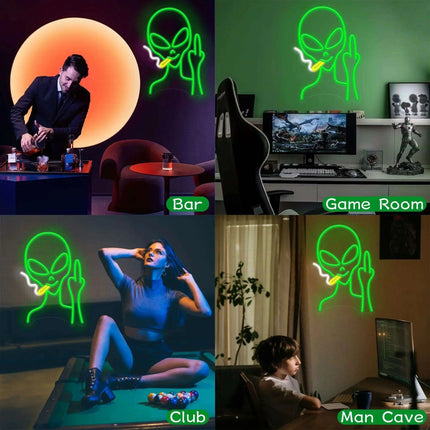 Cosmic Vibe LED Neon Light: Adjustable Brightness for Stylish Home and Party Ambiance - Très Elite