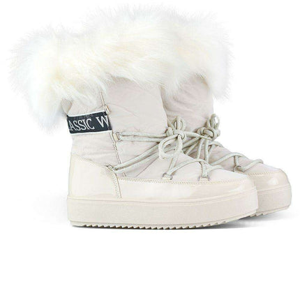 Cosy Faux Fur-Lined Winter Boots - Très Elite
