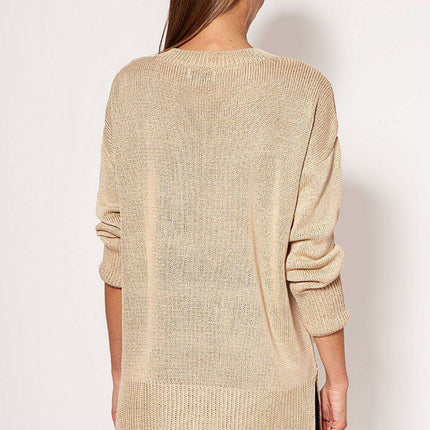 Cosy Thigh-Length Knit Jumper - Très Elite