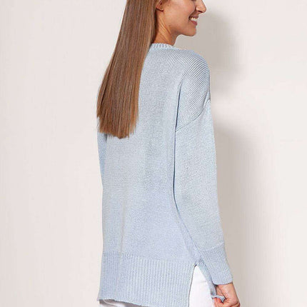 Cosy Thigh-Length Knit Jumper - Très Elite