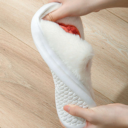 Cotton Slippers For Women Autumn And Winter Indoor Warm And Cute Home Slippers Non-slip Fuzzy Plush Shoes - Très Elite