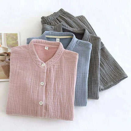 Couples' Deluxe Four-Layer Cotton Sleep Sets - Ultimate Comfort Pajamas - Très Elite