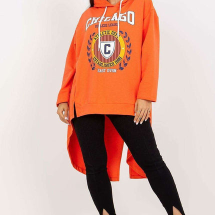 Cozy Asymmetrical Hooded Sweatshirt - Très Elite