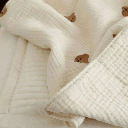 Cozy Bear Cotton Infant Sleep Wrap - Adorable Blanket for Sweet Dreams - Très Elite