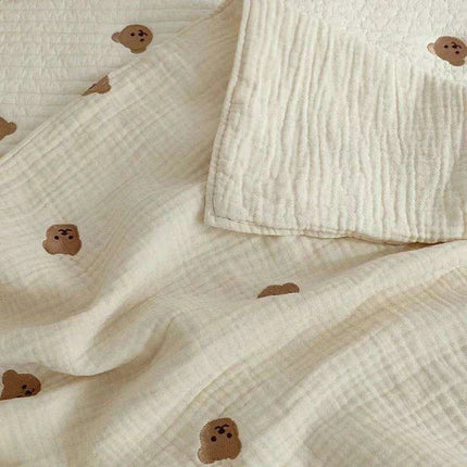 Cozy Bear Cotton Infant Sleep Wrap - Adorable Blanket for Sweet Dreams - Très Elite
