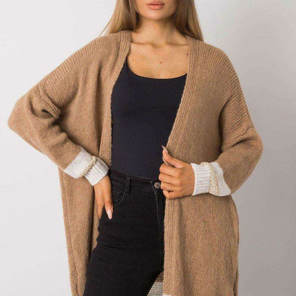 Cozy Camel Knit Cardigan for Ultimate Comfort - Très Elite