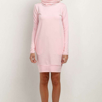 Cozy Chic Chimney Neck Midi Dress - Très Elite