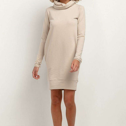 Cozy Chic Chimney Neck Midi Dress - Très Elite