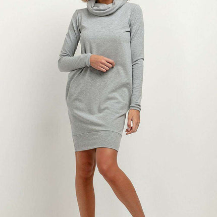 Cozy Chic Chimney Neck Midi Dress - Très Elite