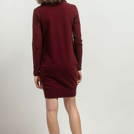 Cozy Chic Chimney Neck Midi Dress - Très Elite