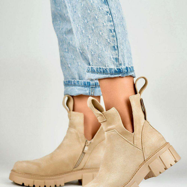 Cozy Chic Eco-Friendly Heeled Ankle Boots