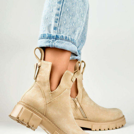 Cozy Chic Eco-Friendly Heeled Ankle Boots - Très Elite