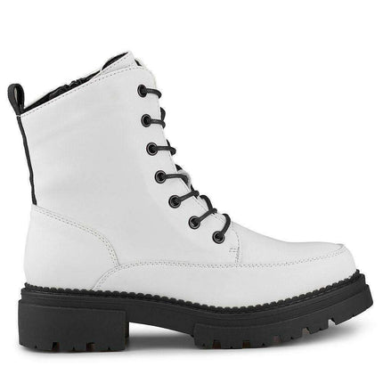 Cozy Chic Eco Leather Fur-Lined Boots - Très Elite
