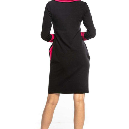 Cozy Chic High Neck Sweatshirt Dress - Très Elite