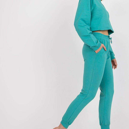 Cozy Chic High Rise Sweatpants with Practical Side Pockets - Très Elite