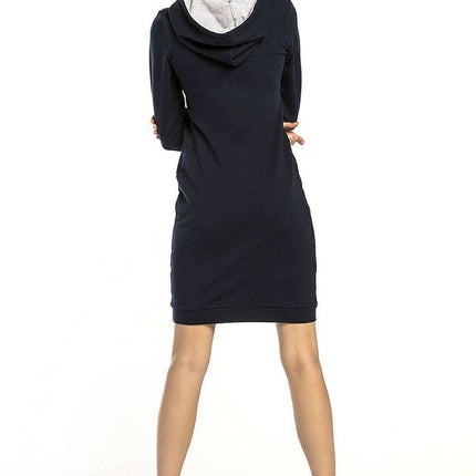 Cozy Chic Hooded Sweatshirt Dress - Très Elite