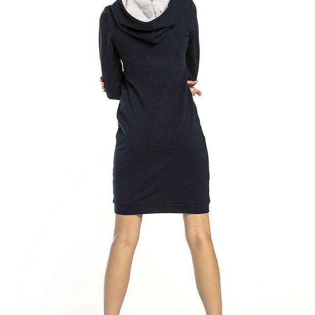 Cozy Chic Hooded Sweatshirt Dress - Très Elite