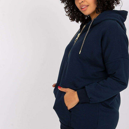 Cozy Chic Kangaroo Pocket Hoodie Sweatshirt - Très Elite