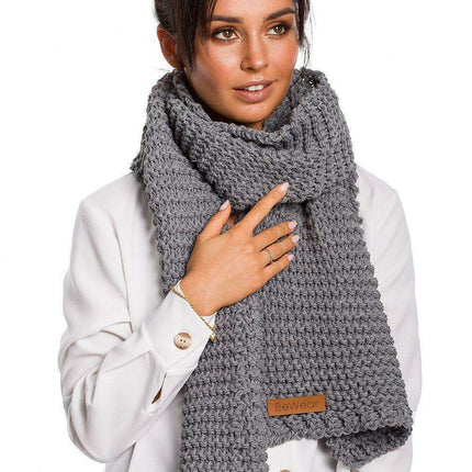 Cozy Chic Logo Patch Winter Scarf - Très Elite