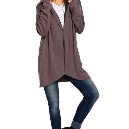 Cozy Chic Oversized Zip-Up Hoodie - Très Elite