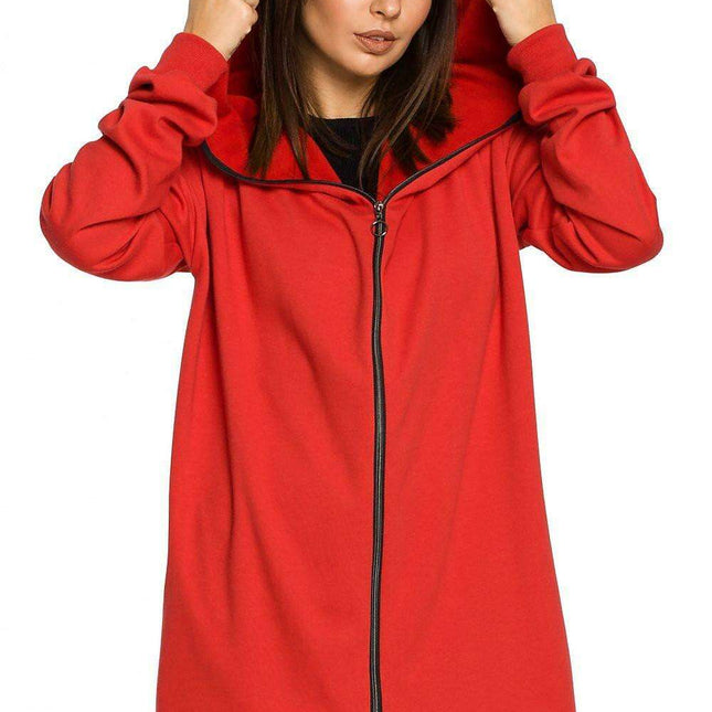Cozy Chic Oversized Zip-Up Hoodie - Très Elite