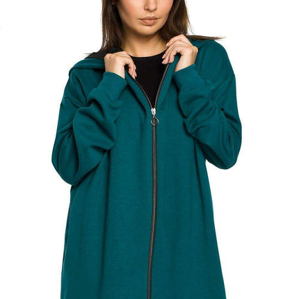 Cozy Chic Oversized Zip-Up Hoodie - Très Elite