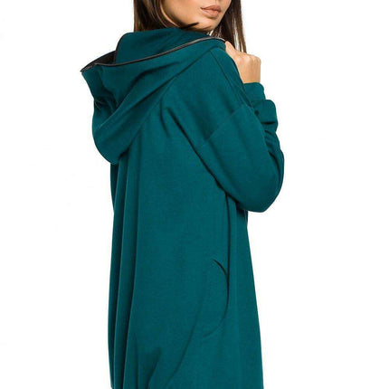 Cozy Chic Oversized Zip-Up Hoodie - Très Elite