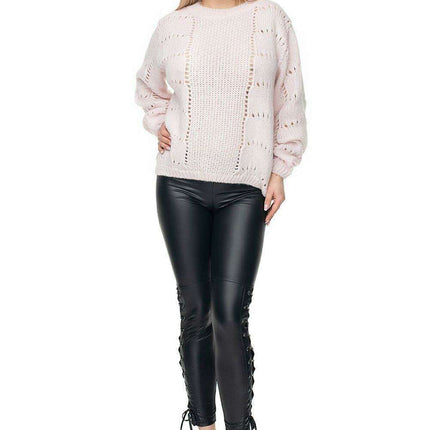 Cozy Chic Peekaboo Knit Sweater - Très Elite