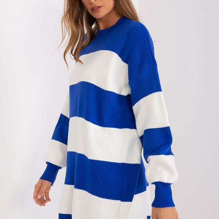 Cozy Chic Striped Acrylic Sweater - A Versatile Wardrobe Staple - Très Elite