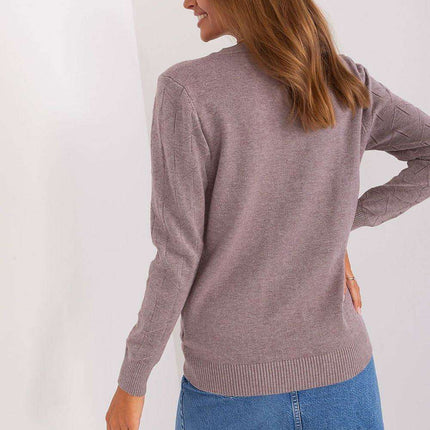 Cozy Chic Textured Cotton Sweater - Très Elite