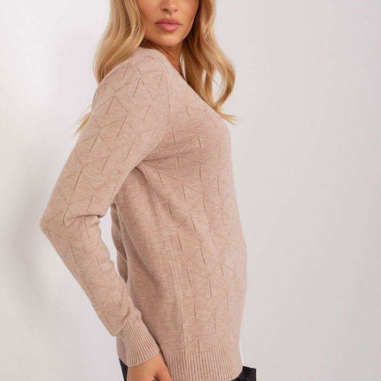 Cozy Chic Textured Cotton Sweater - Très Elite