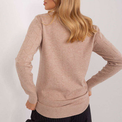 Cozy Chic Textured Cotton Sweater - Très Elite