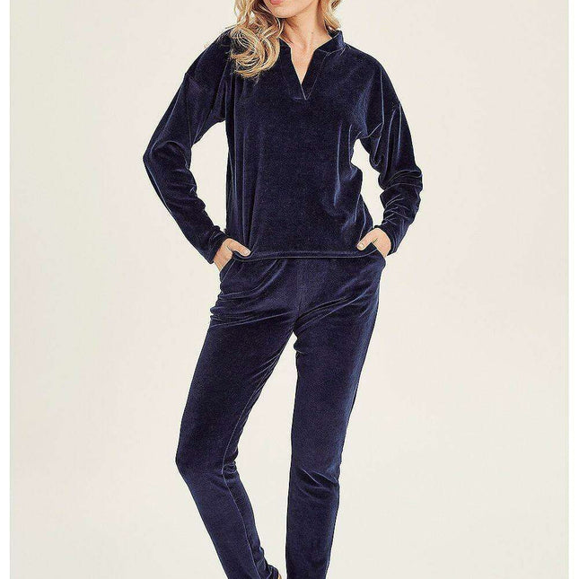 Cozy Chic Velour Tracksuit Set