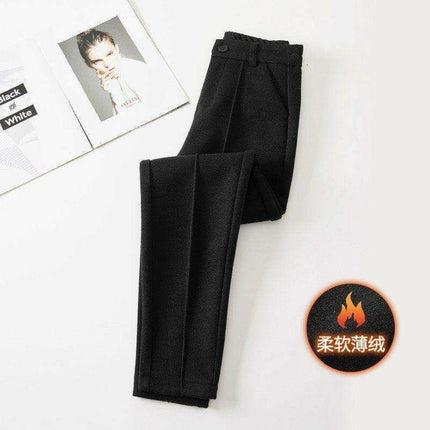 Cozy Chic Women's Velvet Harem Pants for Winter - Très Elite