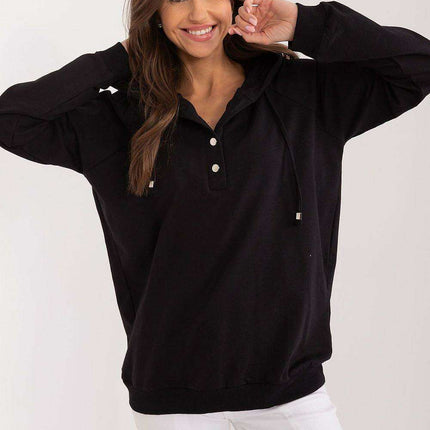 Cozy Cotton Blend Hooded Sweatshirt - Très Elite