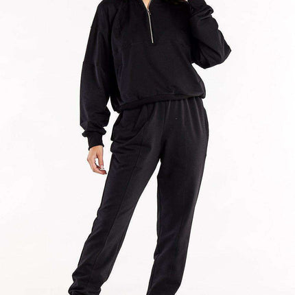 Cozy Cotton Zip-Up Hoodie with Fleece Lining - Très Elite